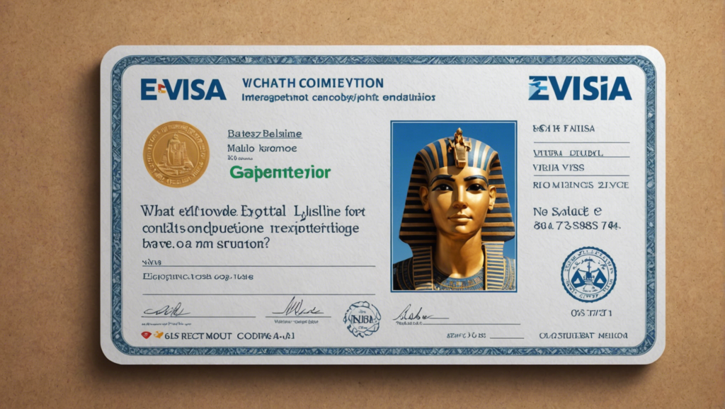 find out about the validity criteria for an egyptian electronic visa and the steps to follow to obtain one. essential information about the conditions for travelling to egypt.