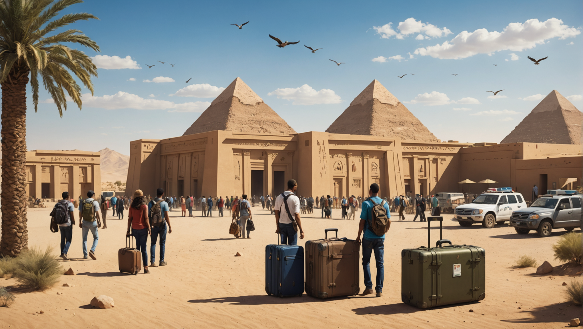 find out if an egyptian e-visa allows you to enter egypt by land. find out about entry conditions, procedures and alternatives to make your journey easier.